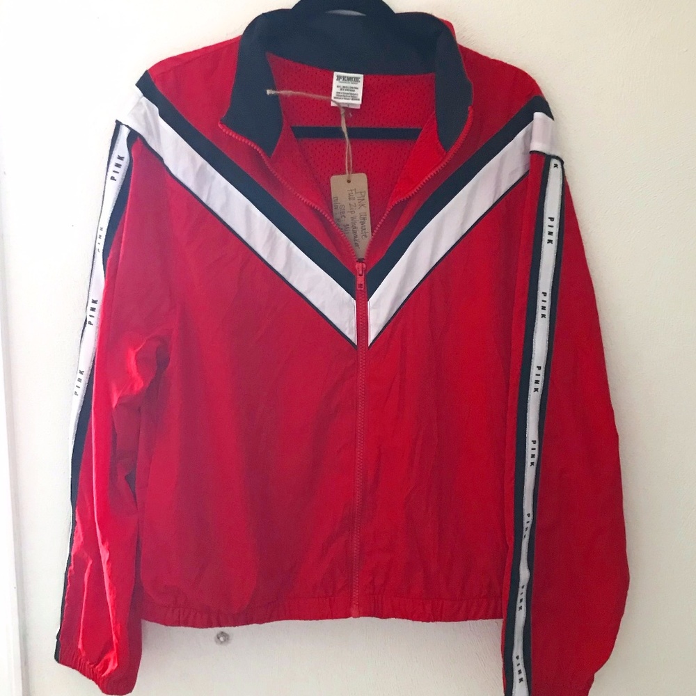 PINK Ultimate Collection Windbreaker Full Zip Jacket